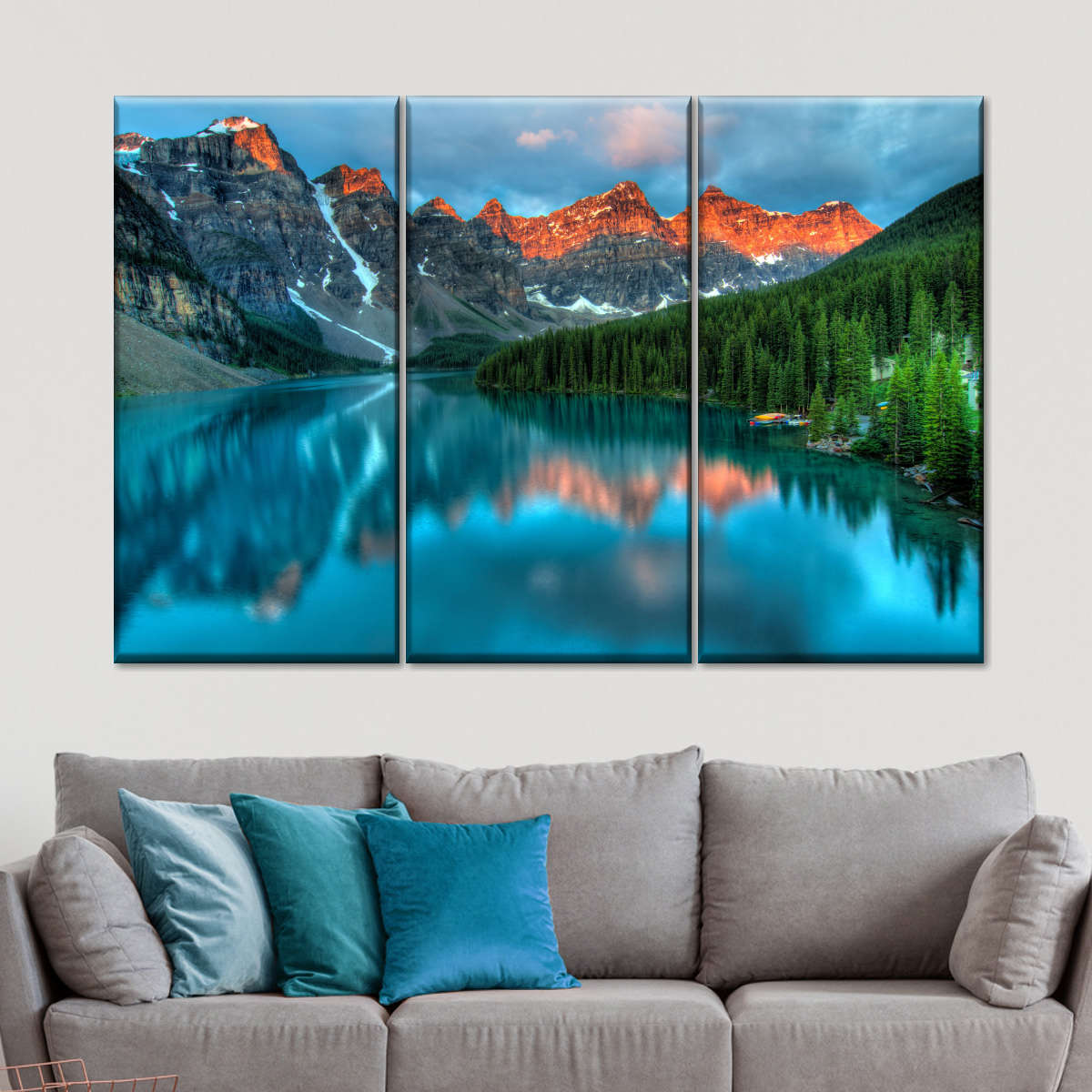 Tranquil Moraine Lake Wall Art