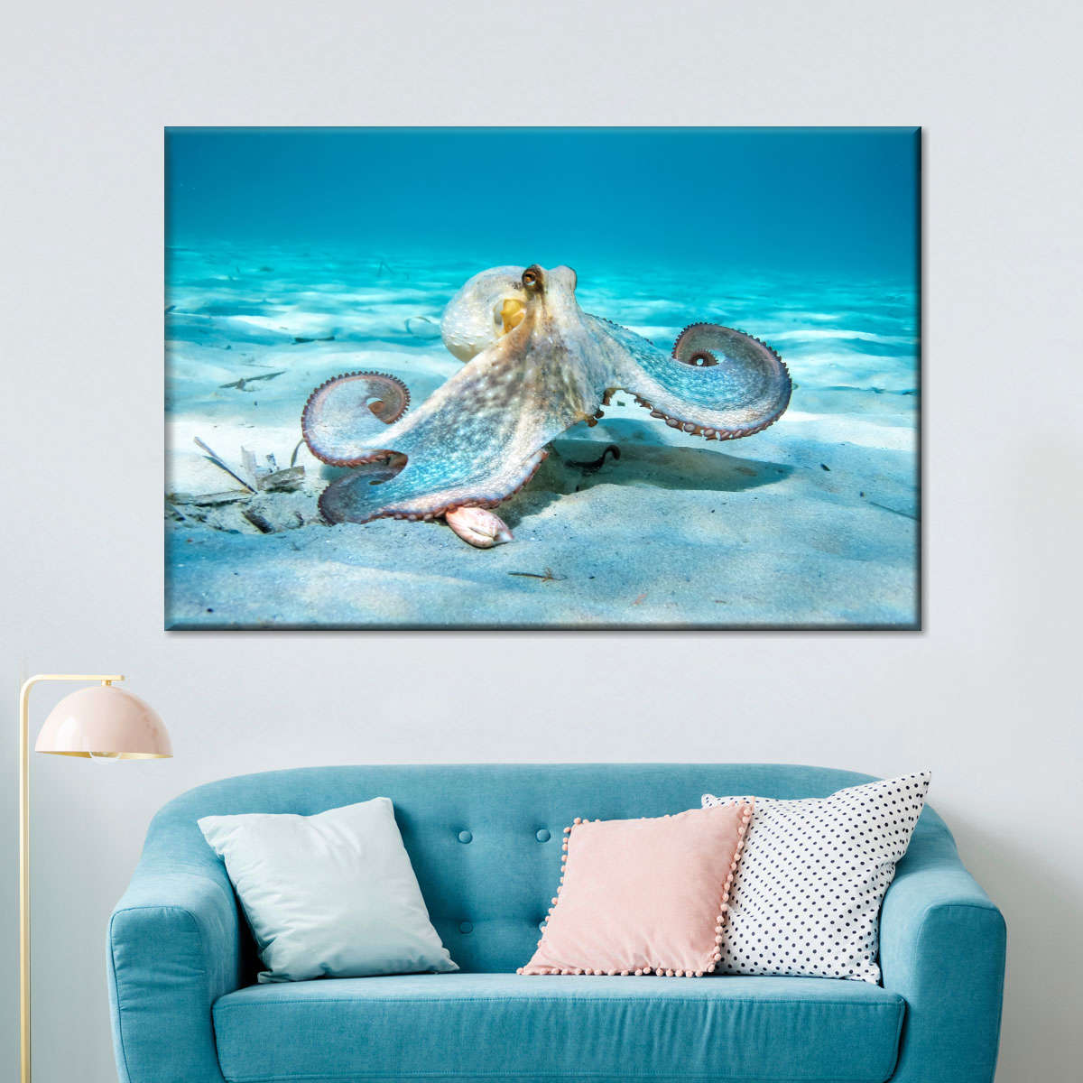 Roaming Octopus Wall Art