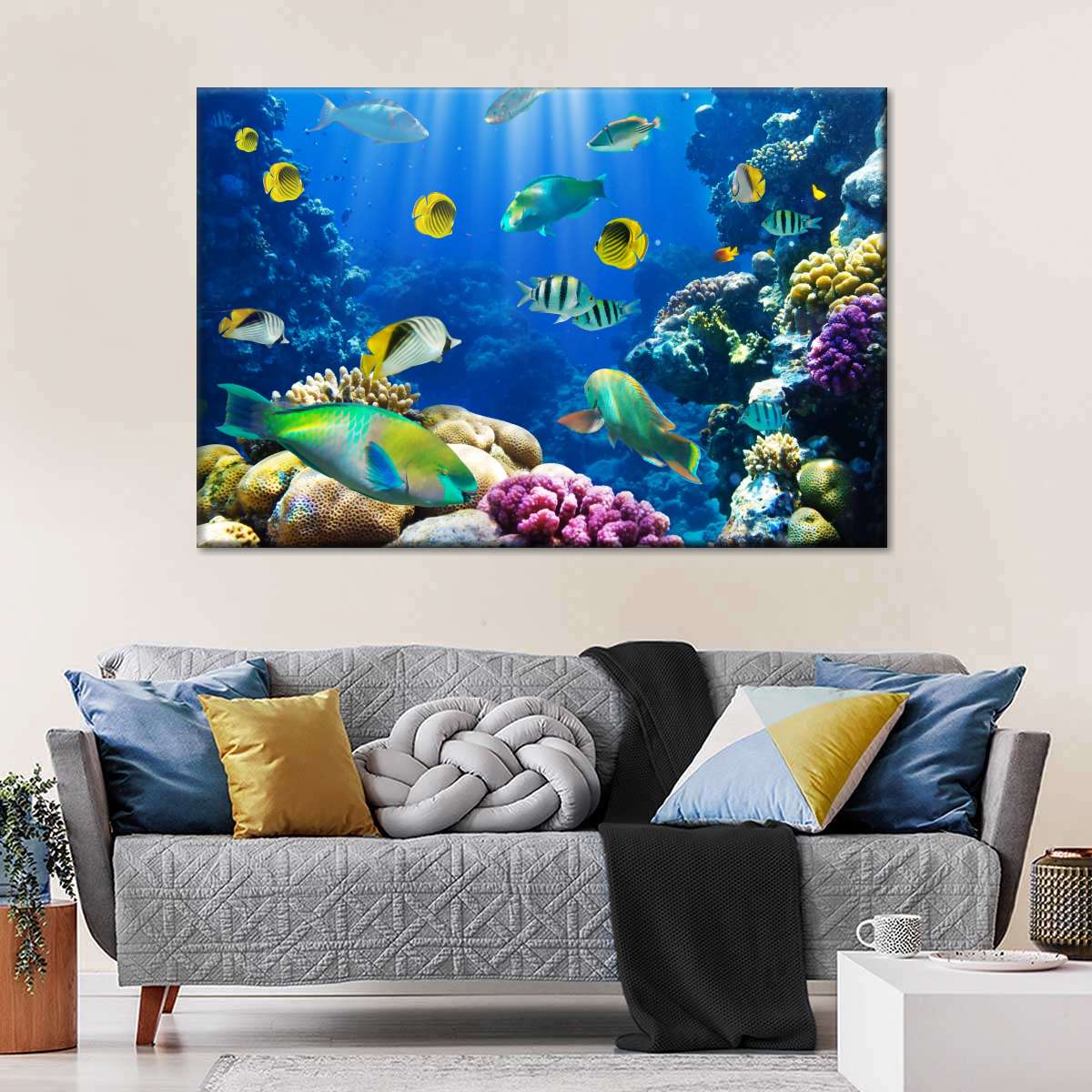 Underwater Sea Creatures Wall Art