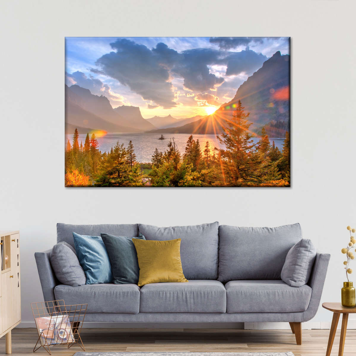 Montana Saint Mary Lake Wall Art