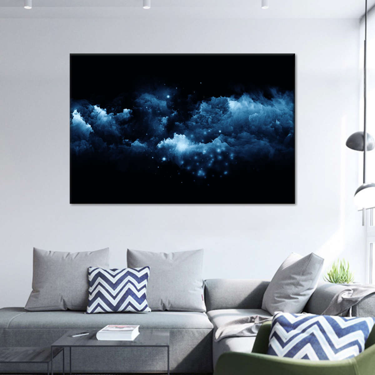 Starry Nighttime Sky Wall Art