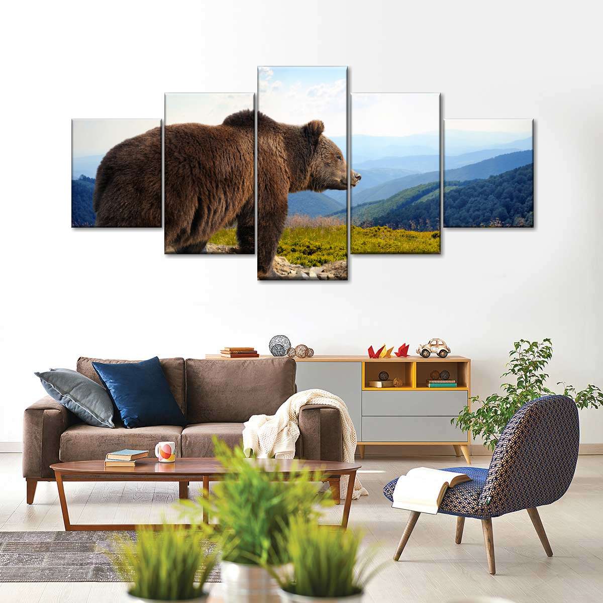 Mountain Bear Wall Art