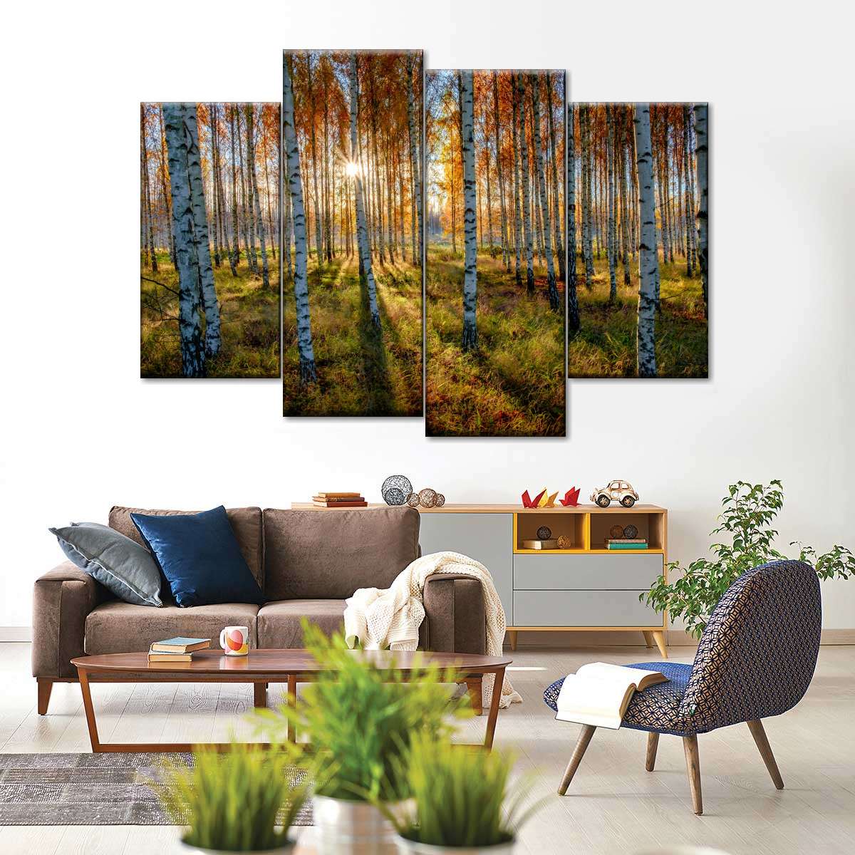 Swedish Birch Forest Wall Art