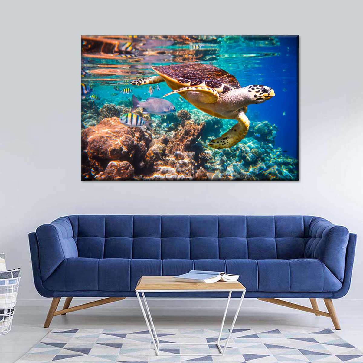 Vivid Sea Life Wall Art