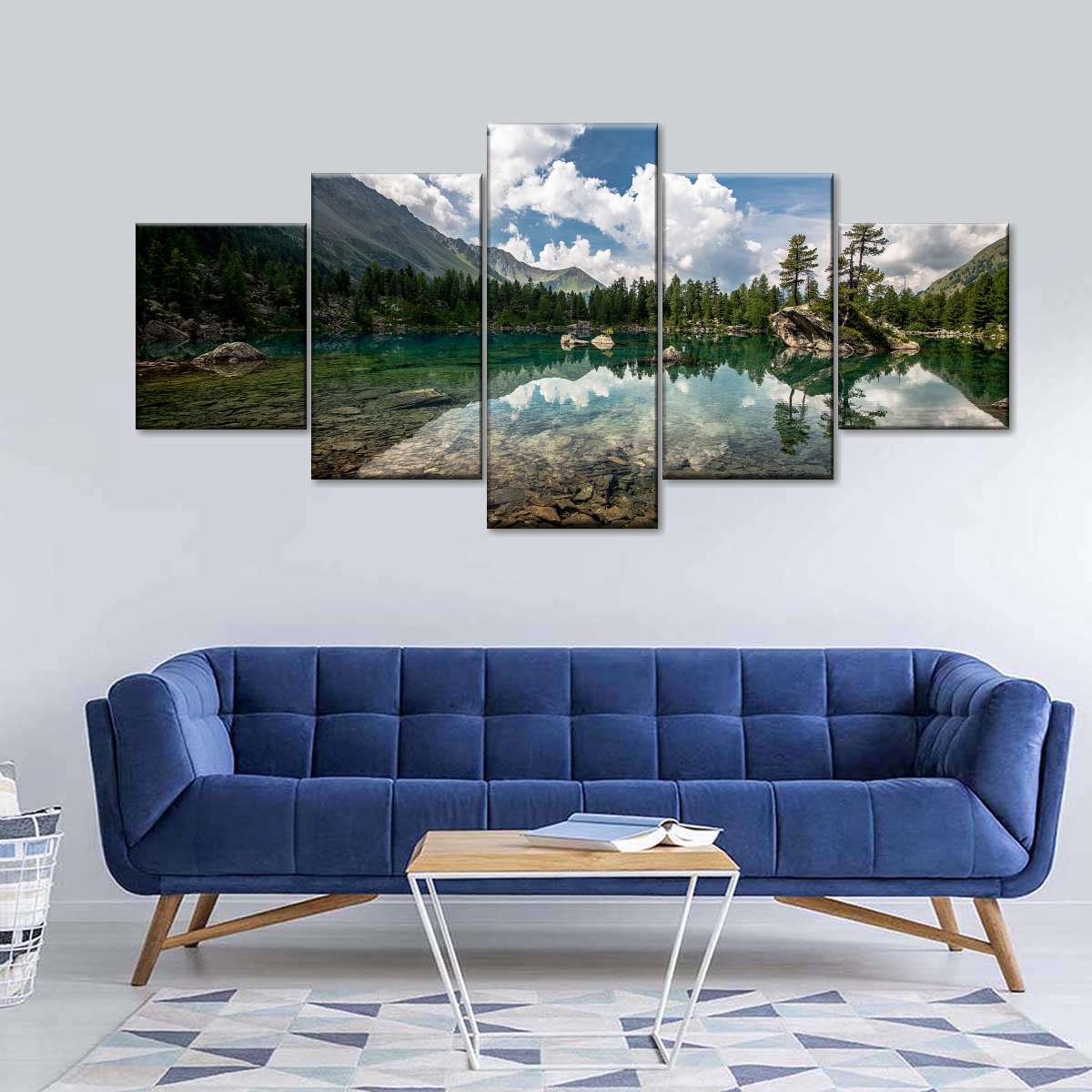 Tranquil Lake Landscape Wall Art