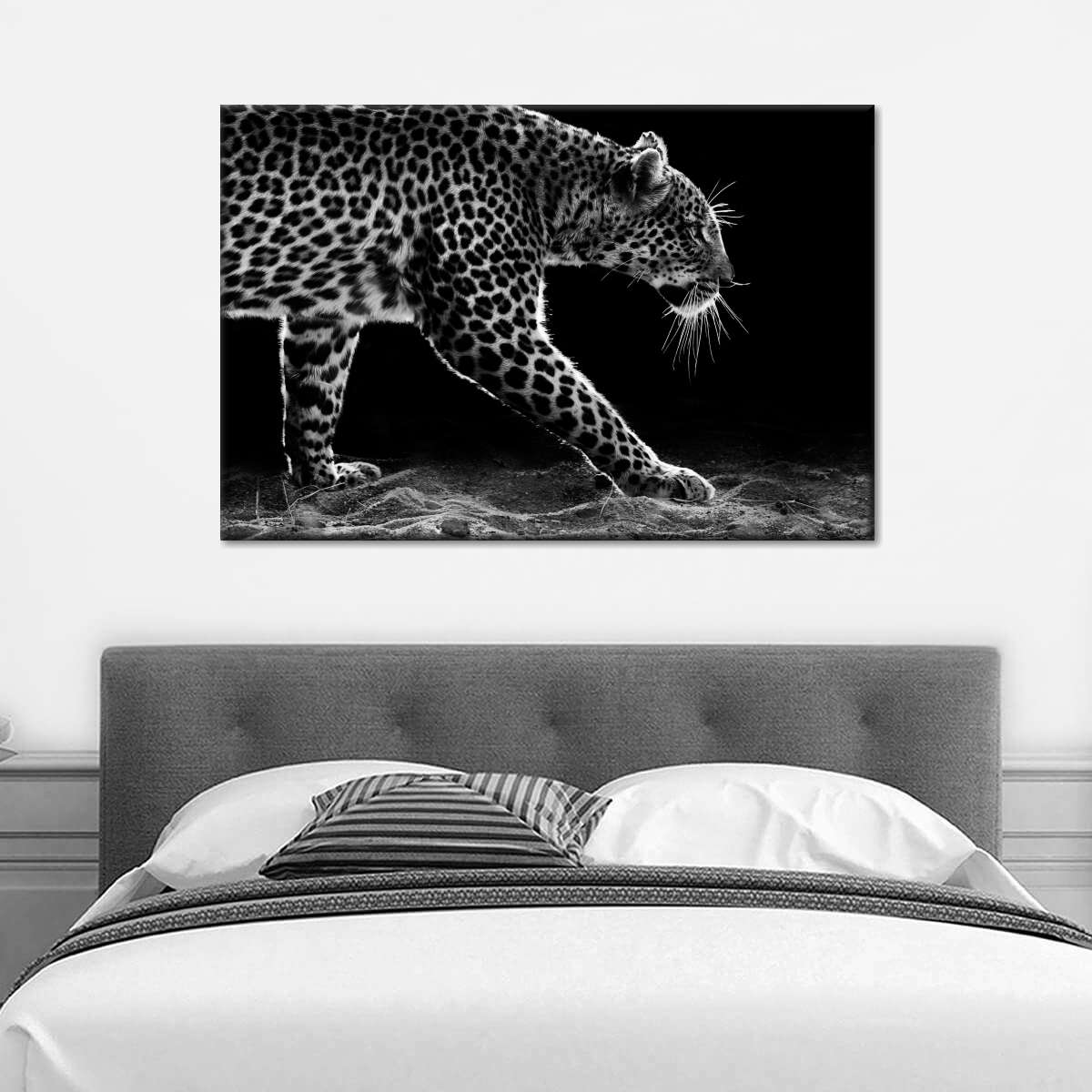 Walking Leopard Wall Art