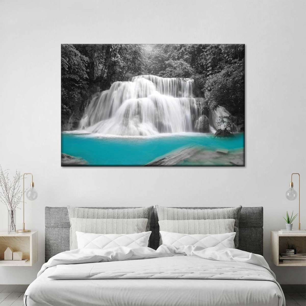 Pop Rainforest Waterfall Wall Art