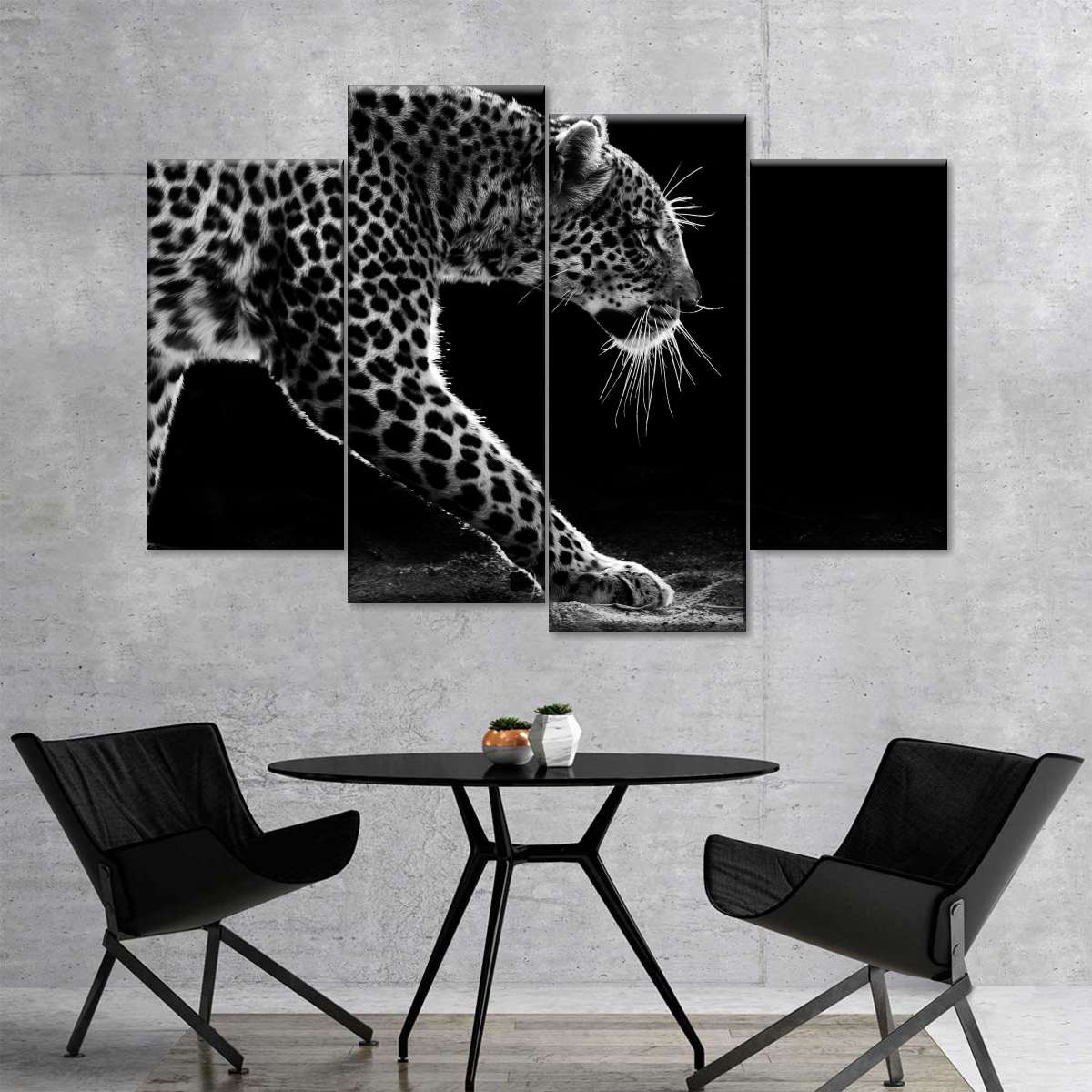 Walking Leopard Wall Art