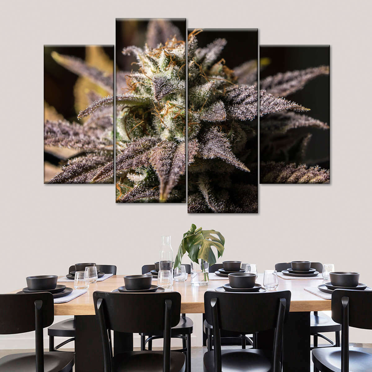 Marijuana In Winter Wall Art