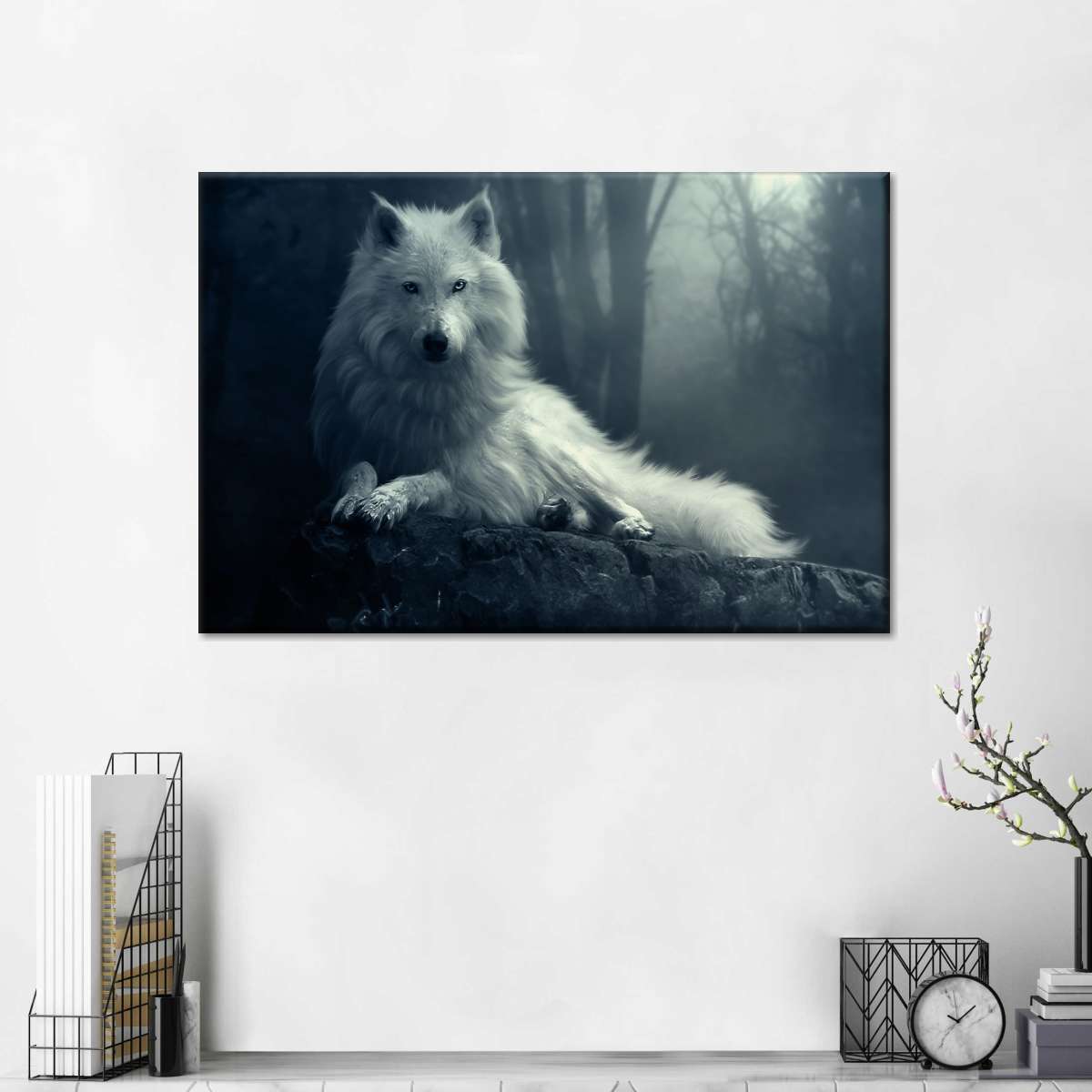 Simple Wolf Wall Art