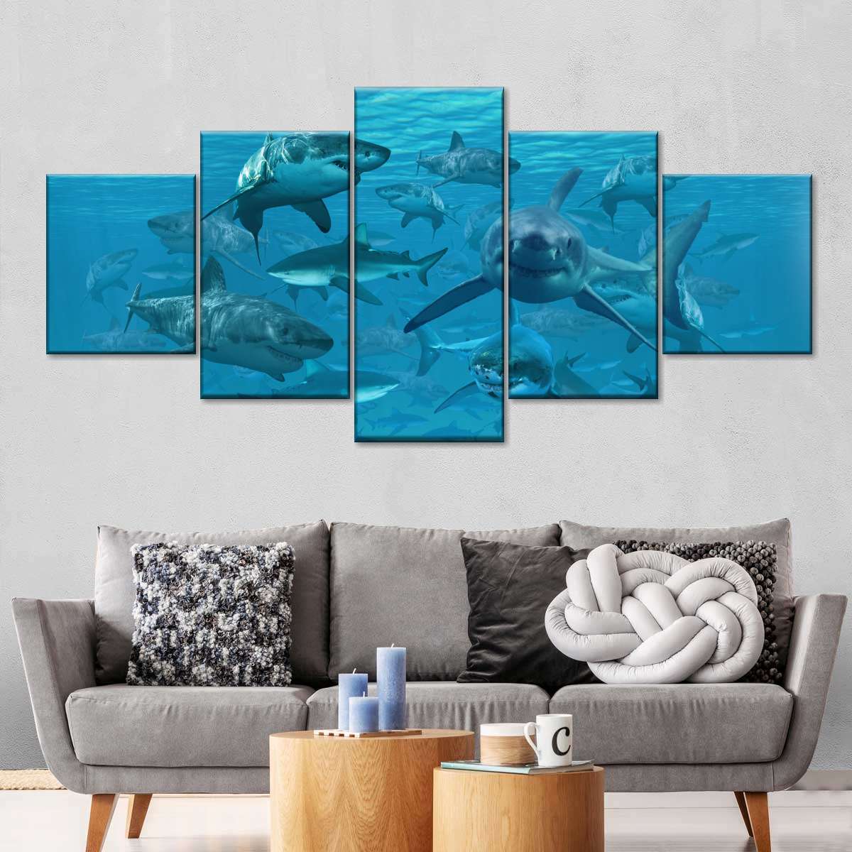 Shiver Of Sharks Wall Art