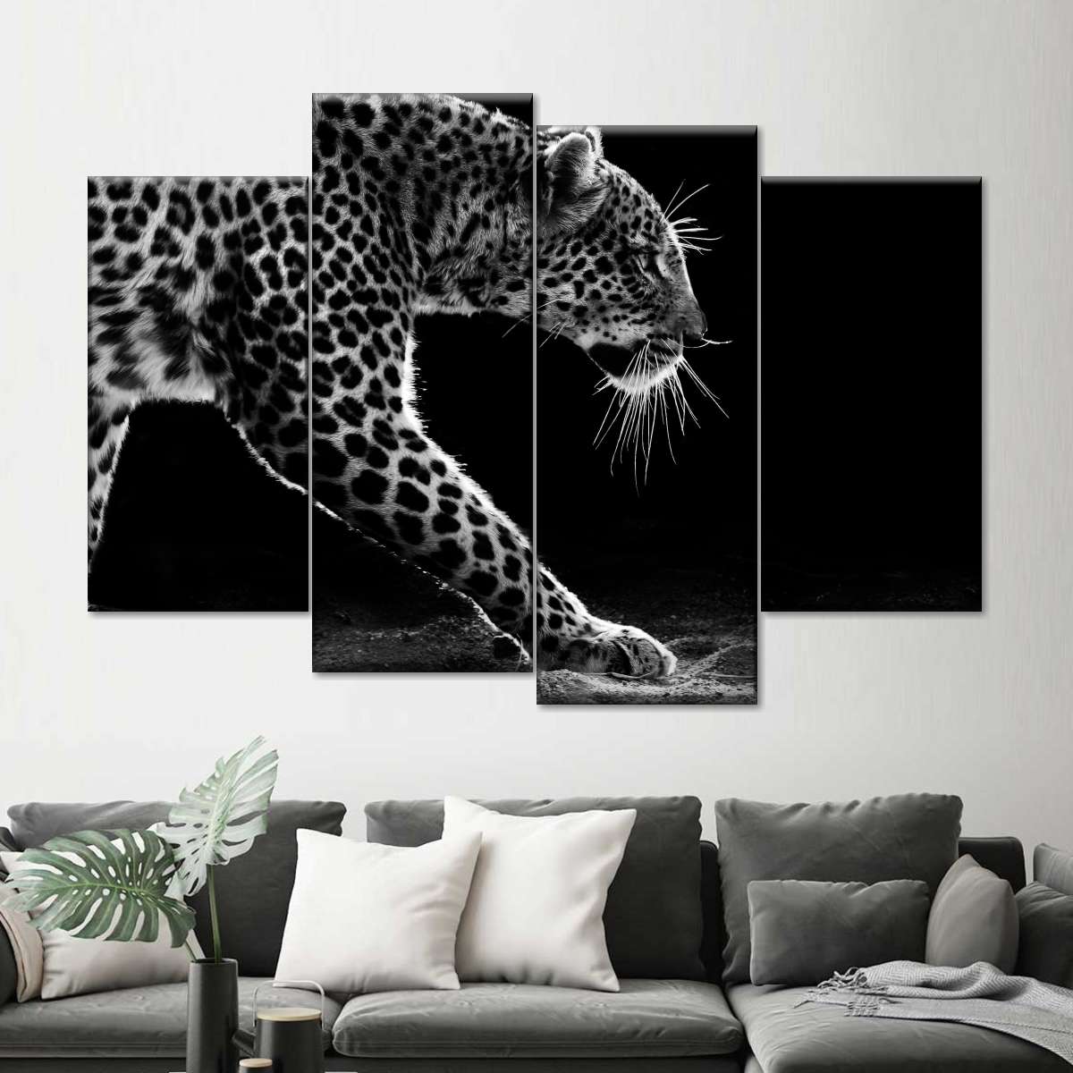 Walking Leopard Wall Art