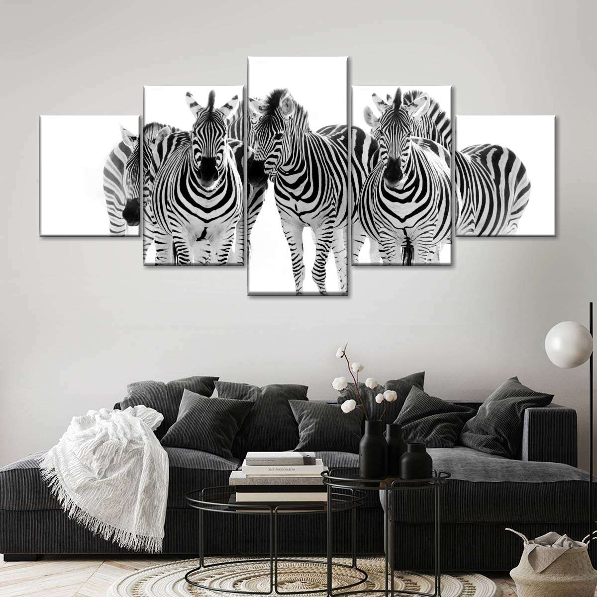 Zebras On The Move Wall Art