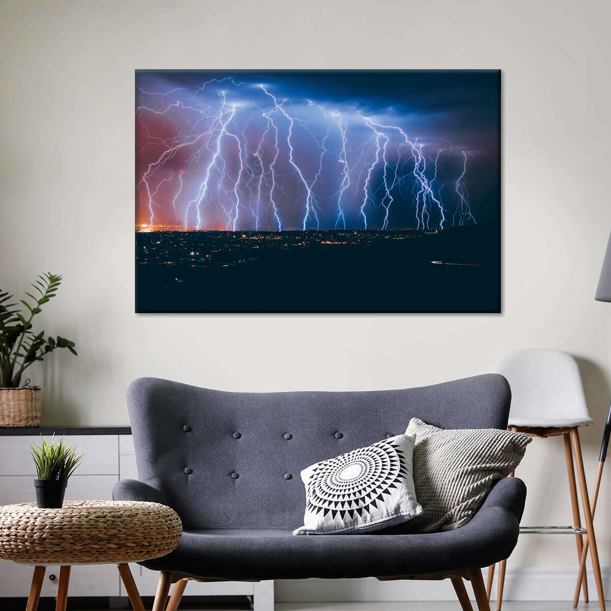 Lightning Strikes Wall Art