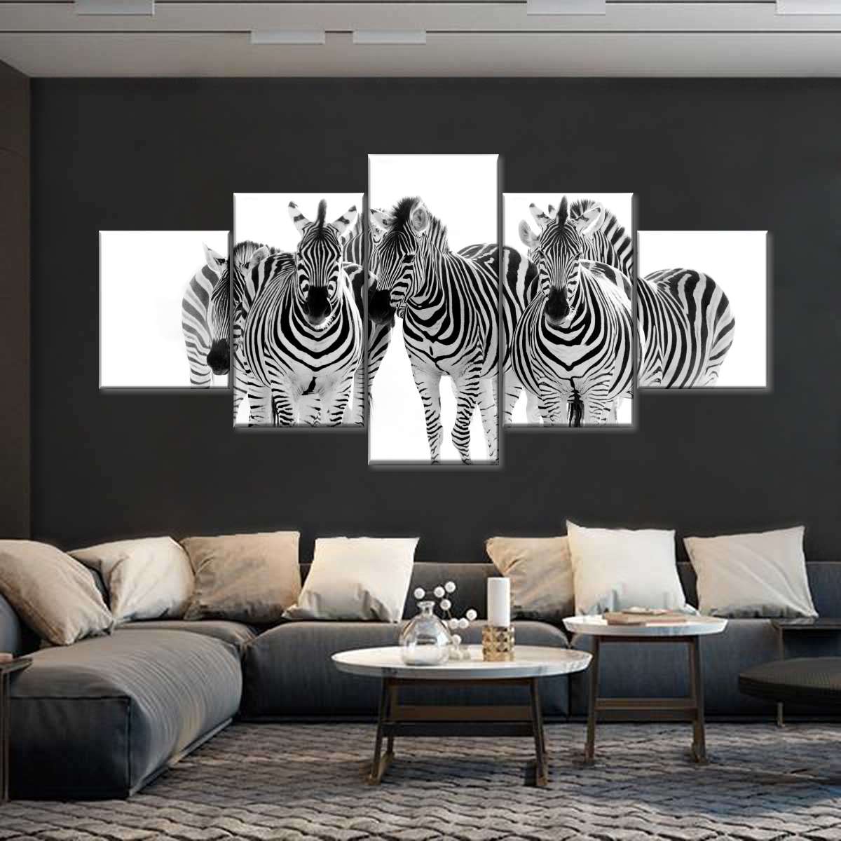 Zebras On The Move Wall Art