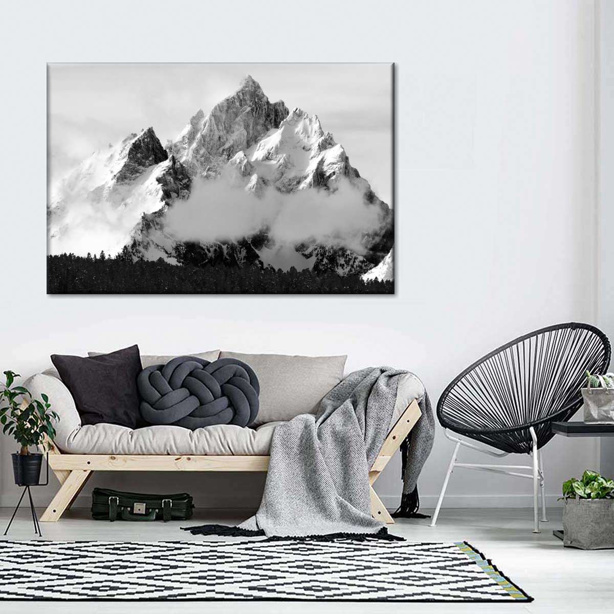 Snowcapped Grand Tetons Wall Art