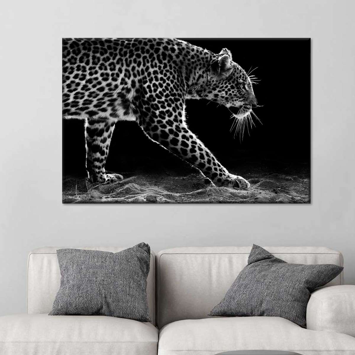 Walking Leopard Wall Art