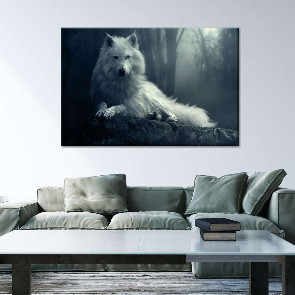 Simple Wolf Wall Art