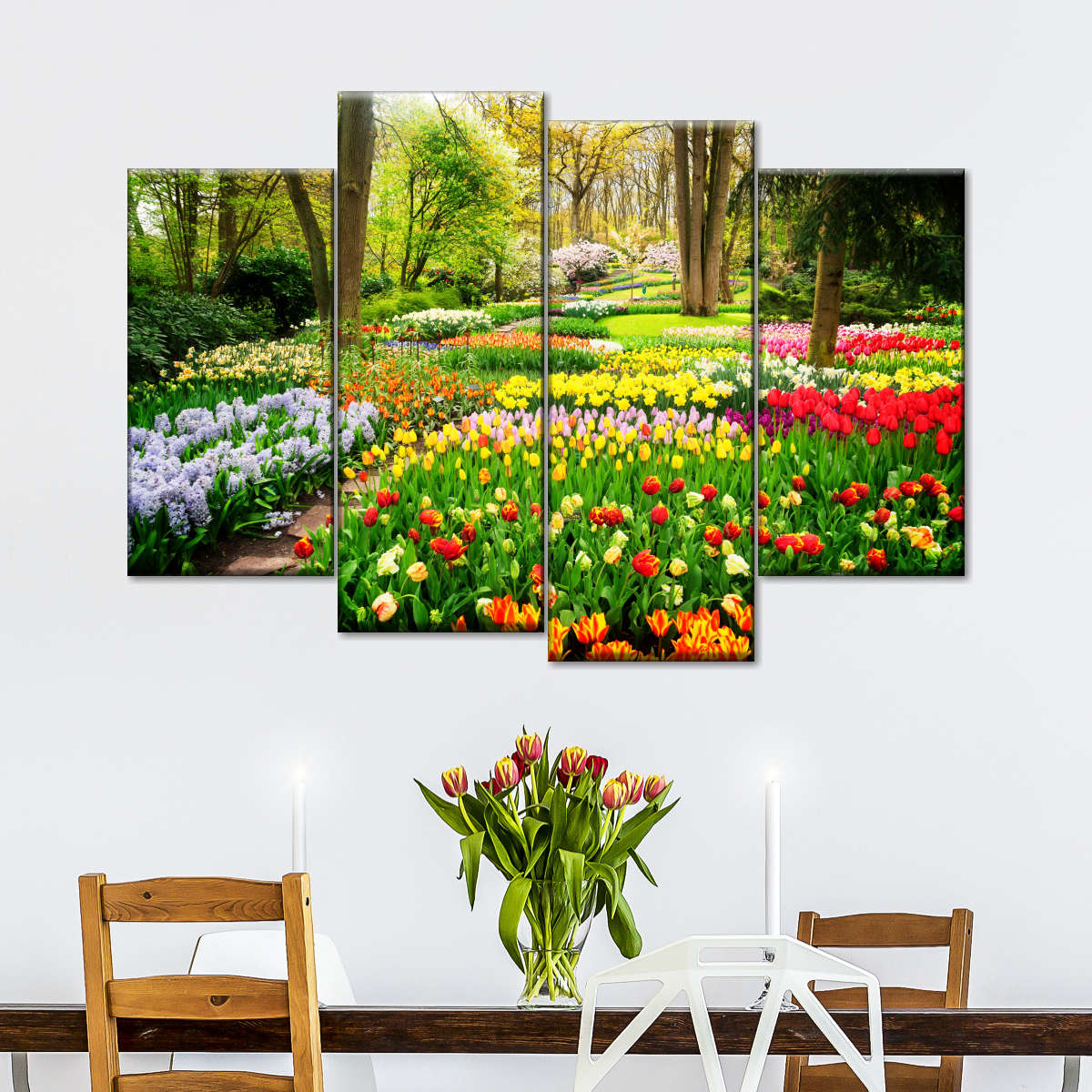 Tulips Flower Wall Art