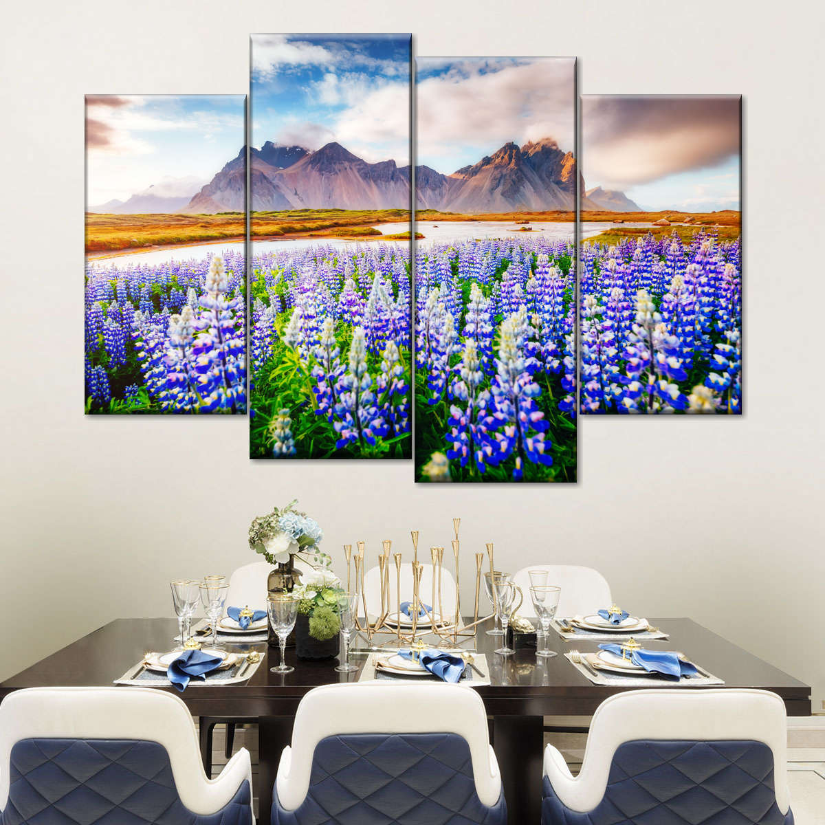 Majestic Lupines Wall Art