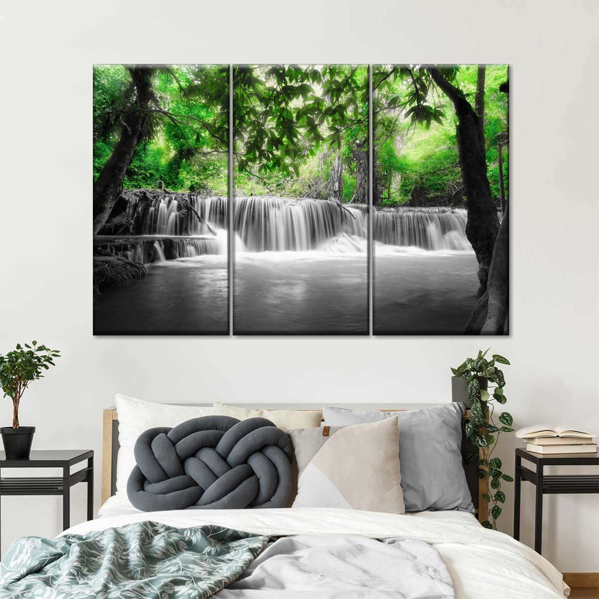 Pop Tropical Waterfall Wall Art