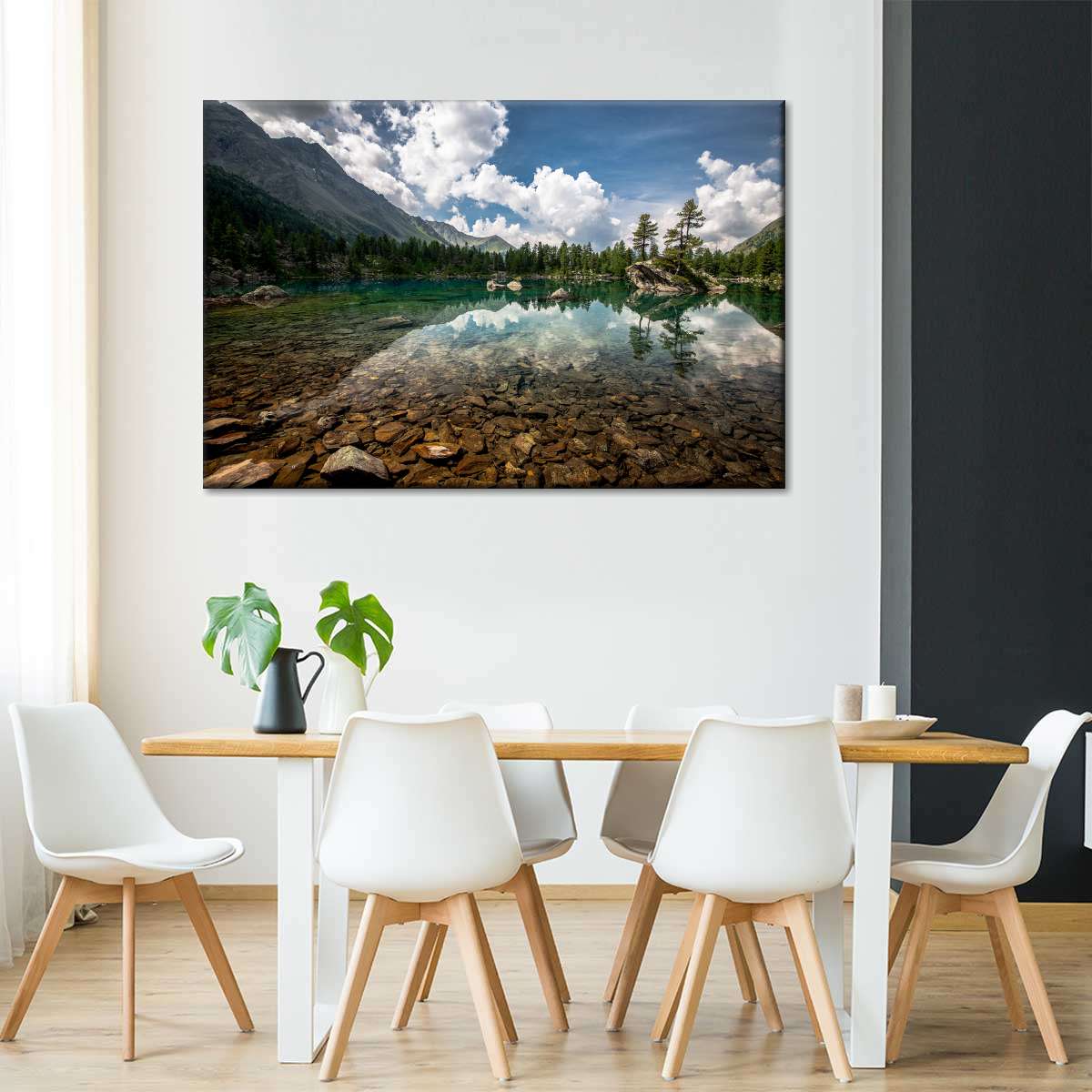 Tranquil Lake Landscape Wall Art