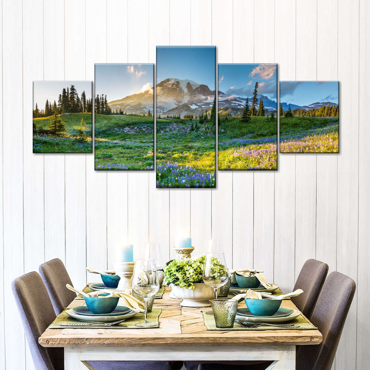 Springtime At Mount Rainier Wall Art