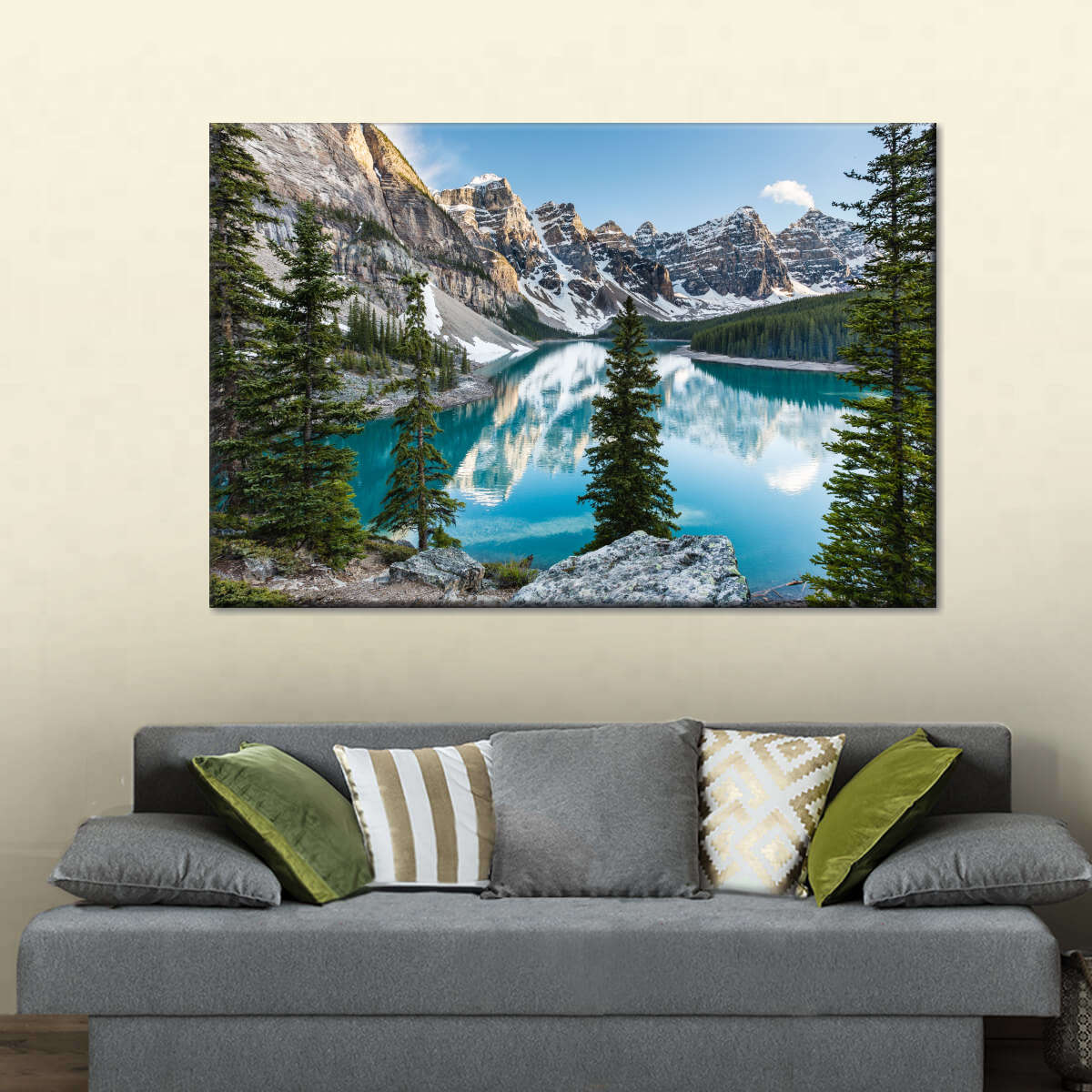 Moraine Lake Reflections Wall Art