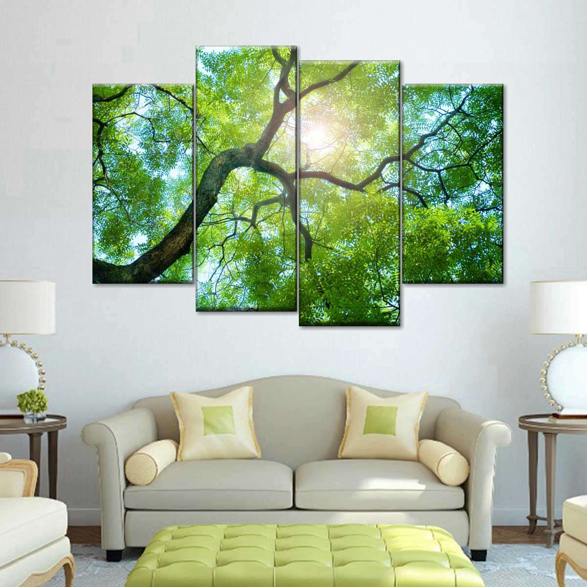 Tree Canopy Sunshine Wall Art