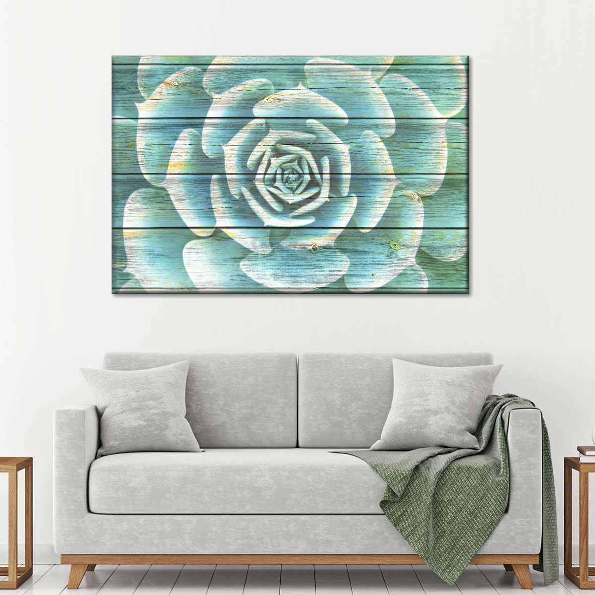 Succulent Plant Bloom Wall Art