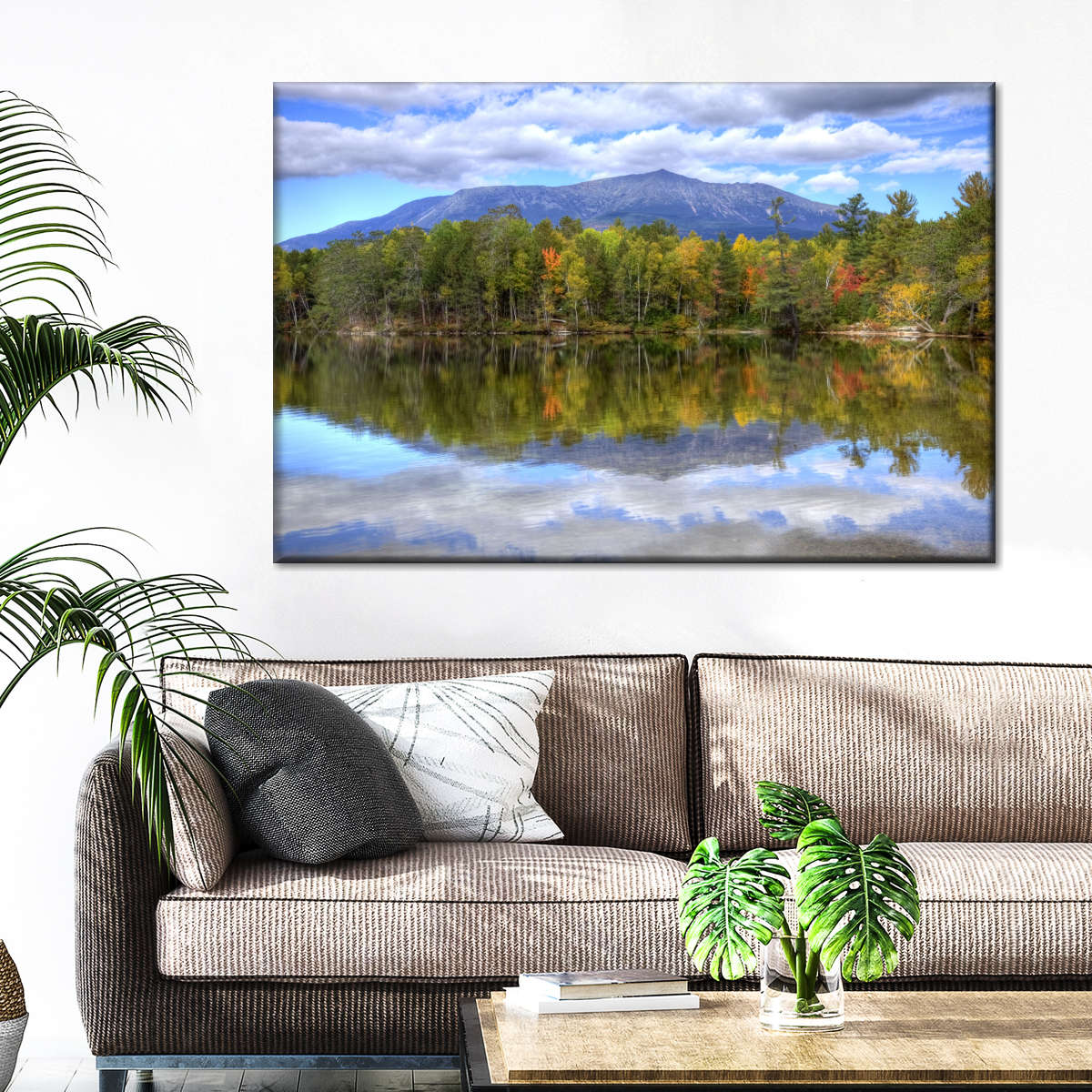 Mount Katahdin Lake Landscape Wall Art