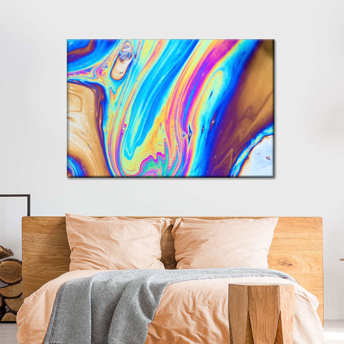 Oil And Water Abstract Wall Art