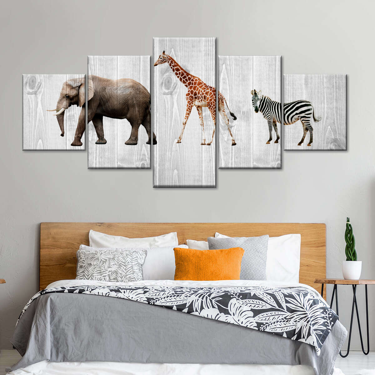 Wooden Safari Wall Art