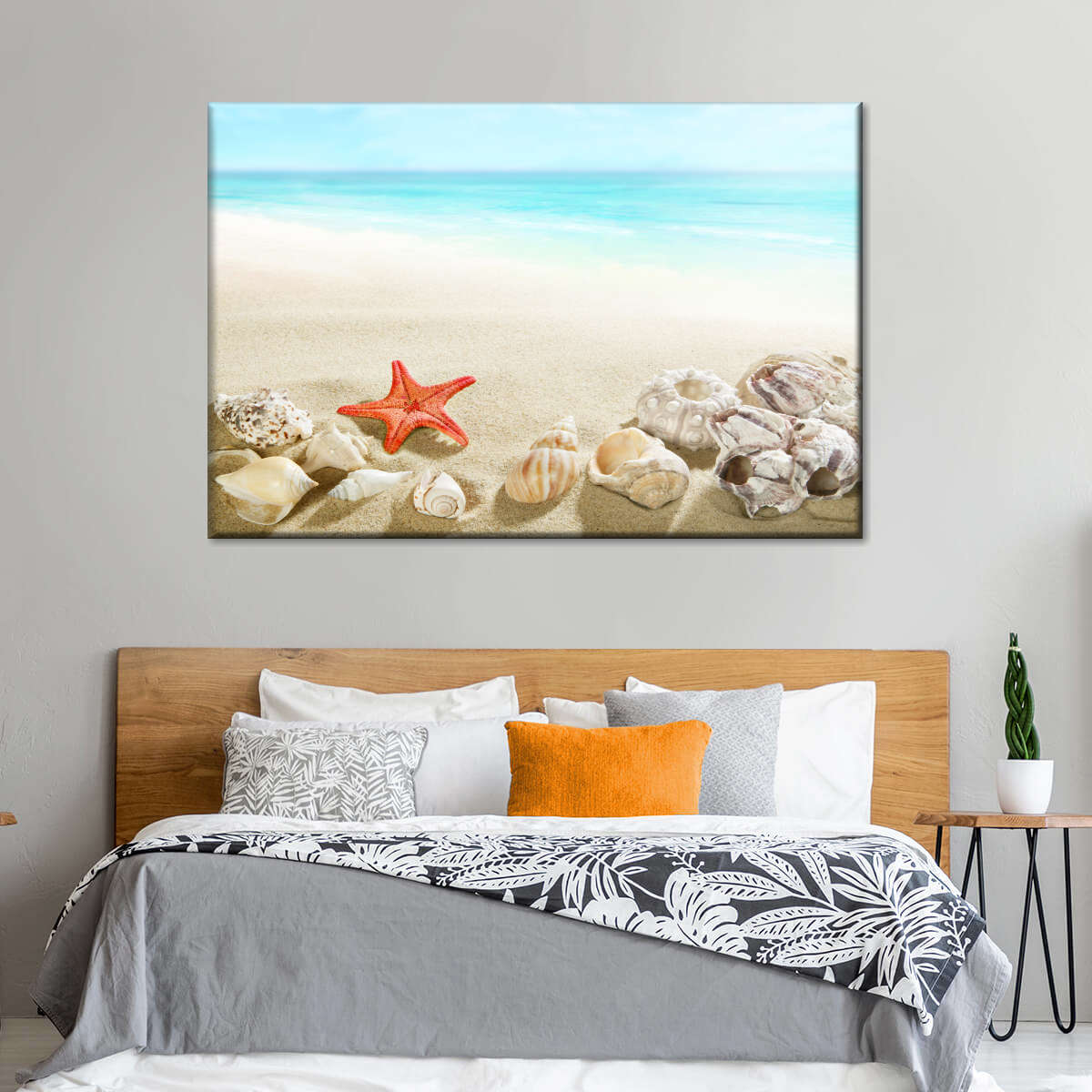 Seashells At The Beach Wall Art