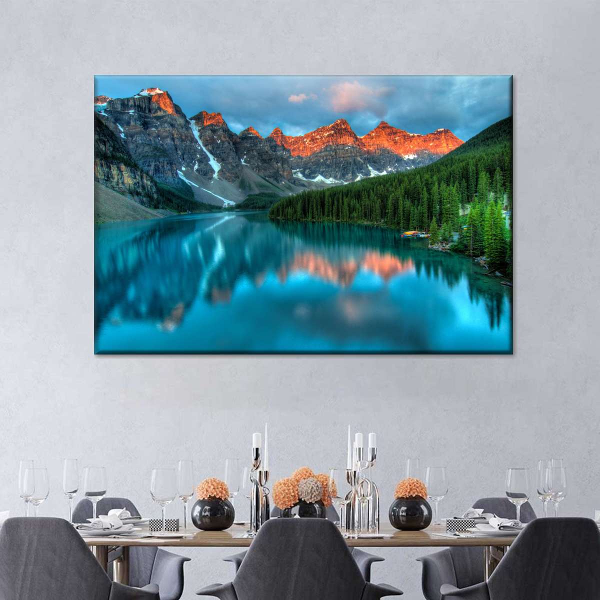 Tranquil Moraine Lake Wall Art