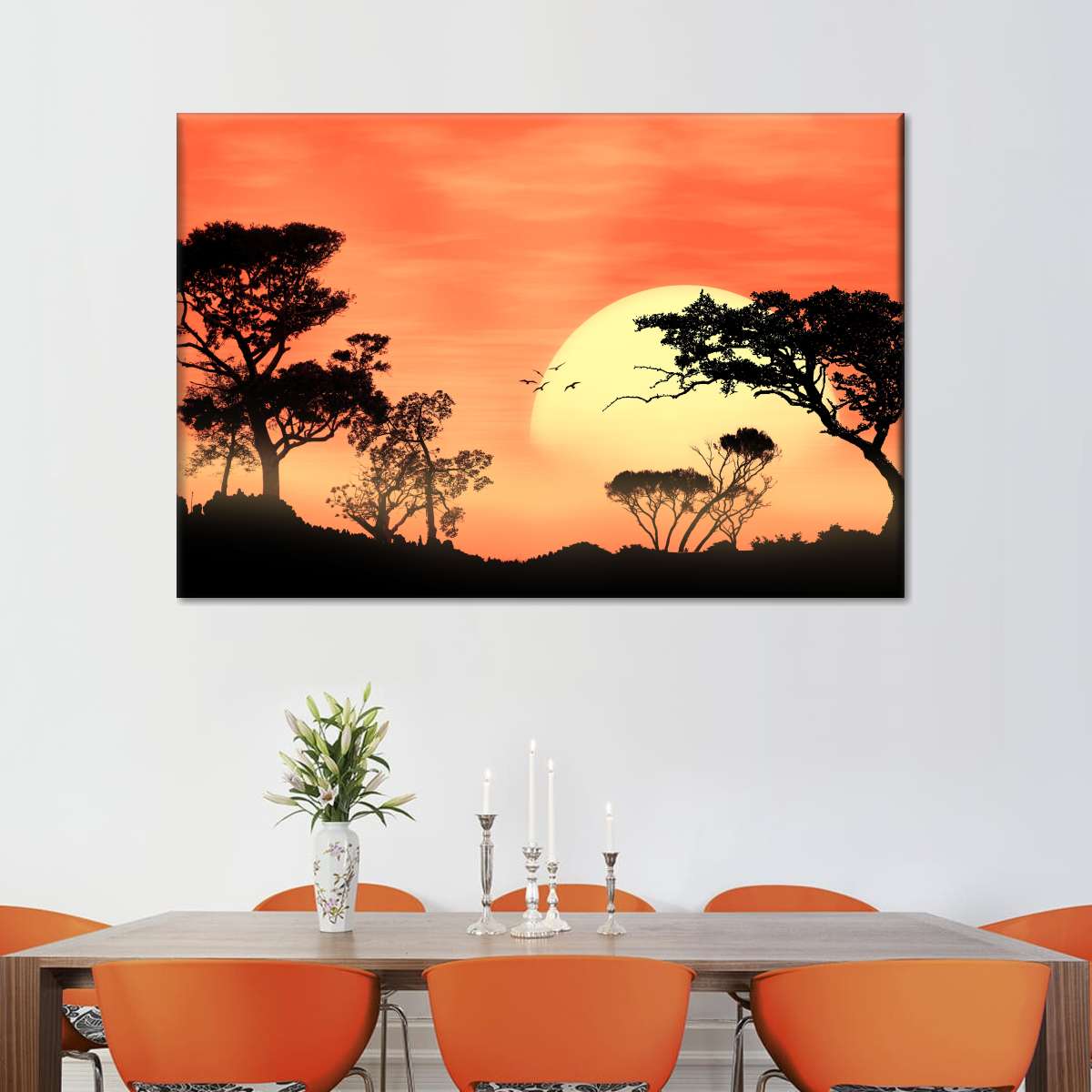 Sunrise In Africa Wall Art