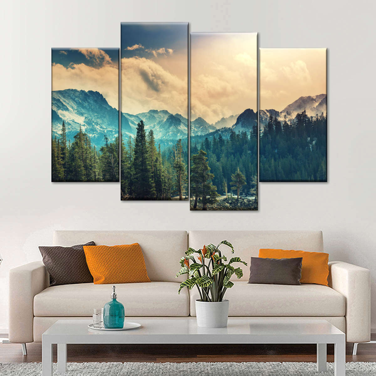 Sierra Nevada Mountainscape Wall Art