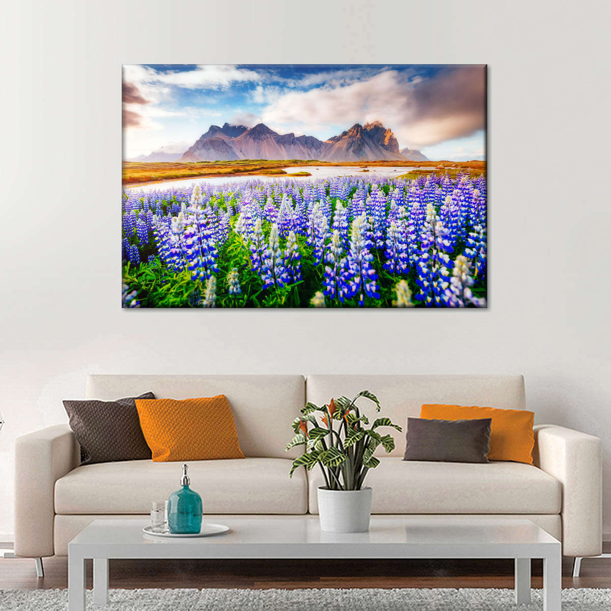 Majestic Lupines Wall Art