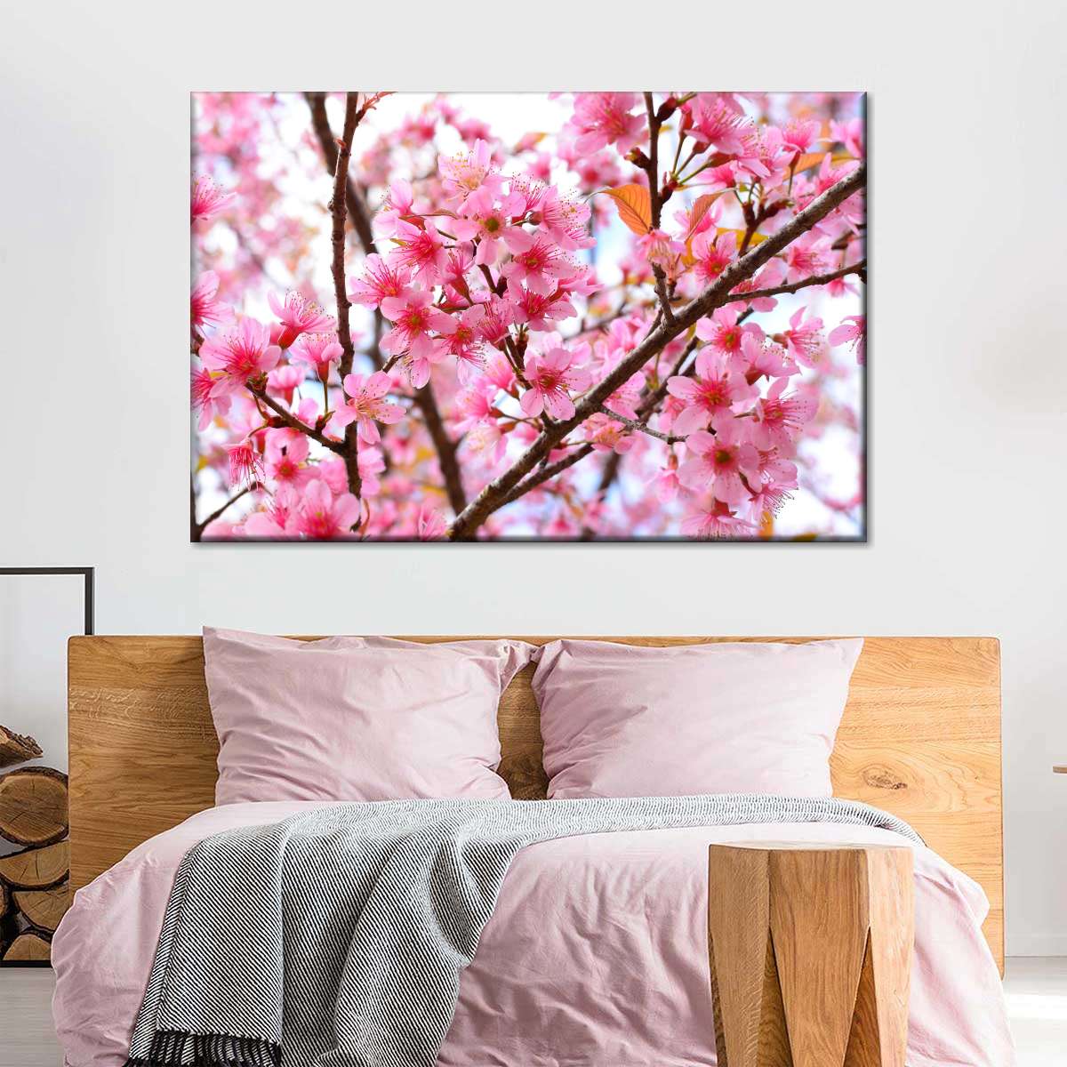 Oriental Cherry Blossom Wall Art