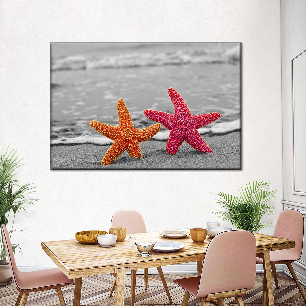 Nautical Starfish Duo Wall Art