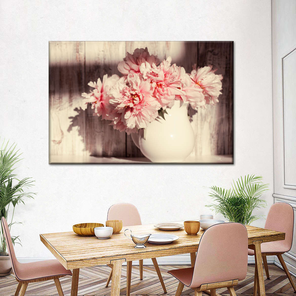 Sun Bright Peonies Wall Art