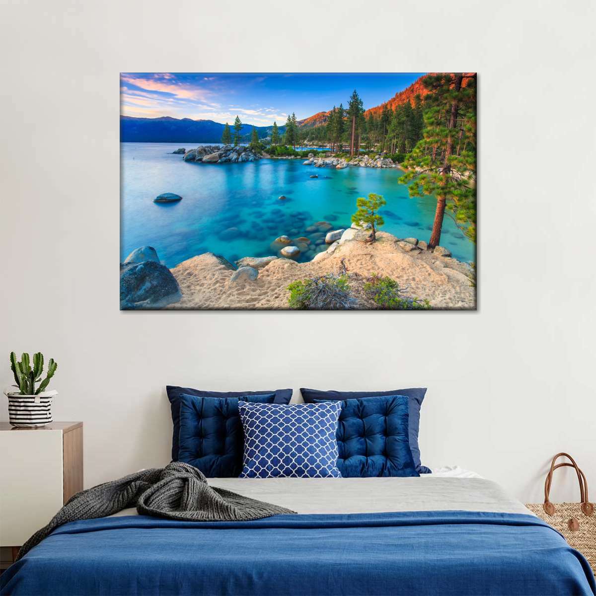 Lake Tahoe Sand Harbor Scene Wall Art