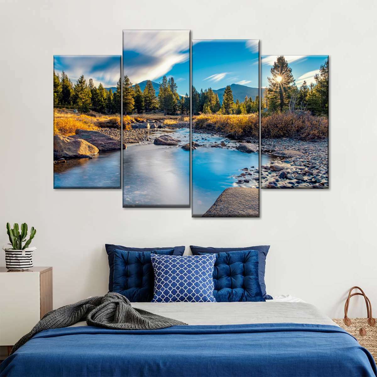 Yosemite River Stream Wall Art