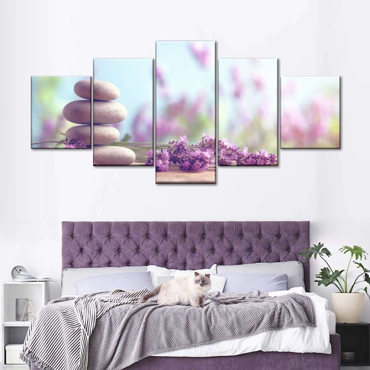 Zen Lavender Wall Art