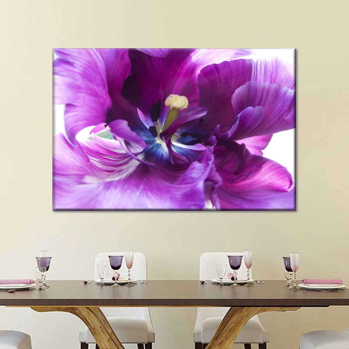 Purple Flower Wall Art