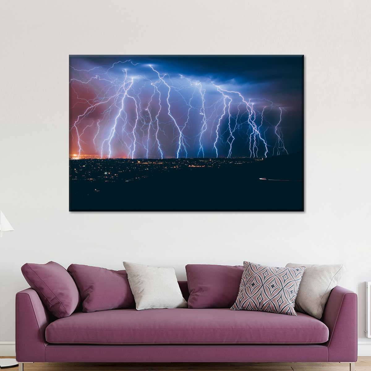 Lightning Strikes Wall Art