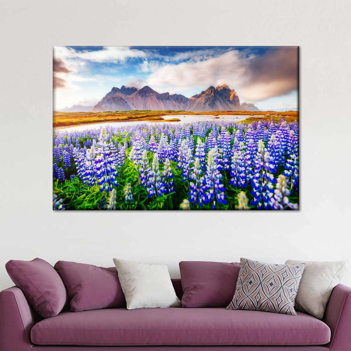 Majestic Lupines Wall Art