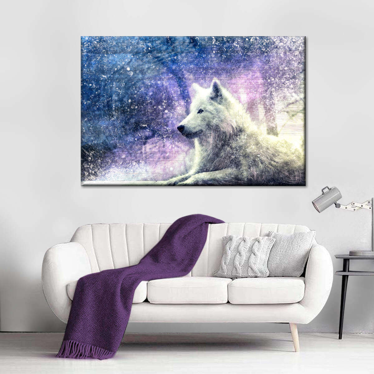 White Wolf Wall Art