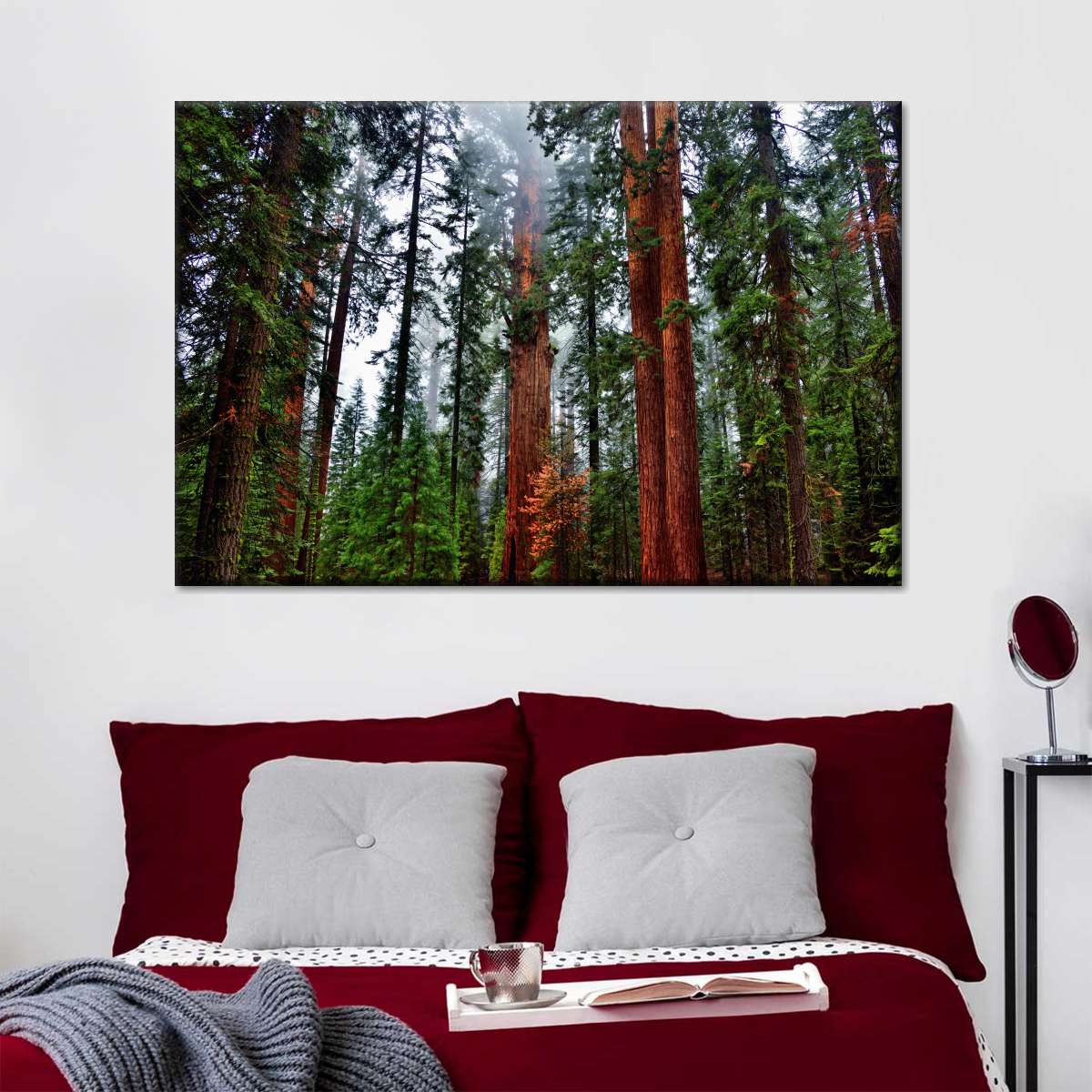 Vibrant Redwood Wall Art