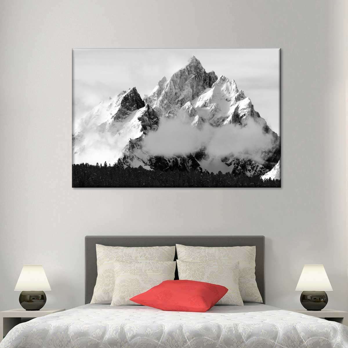 Snowcapped Grand Tetons Wall Art